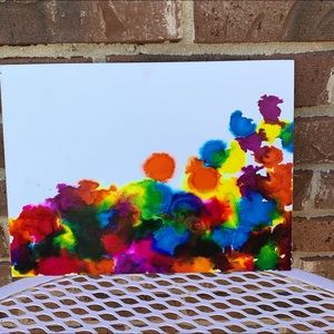 Small work of abstract art 9x12